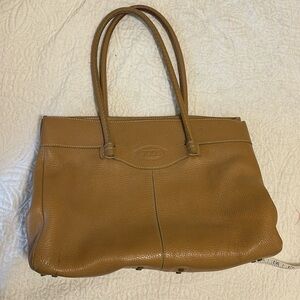 Tod’s camel leather handbag